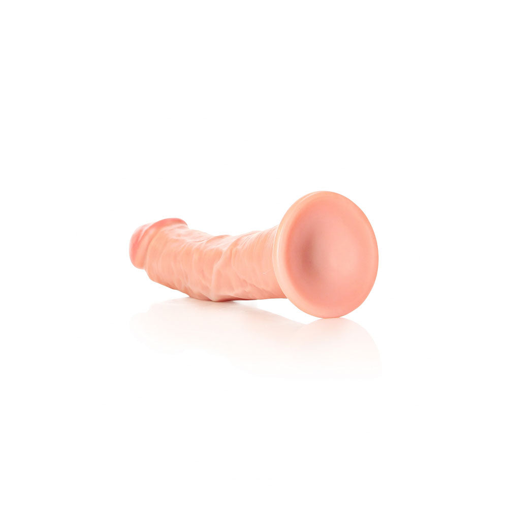 REALROCK Realistic Regular Curved Dildo with Suction Cup - 20 cm - Flesh 20 cm (8) Dong-REA118FLE