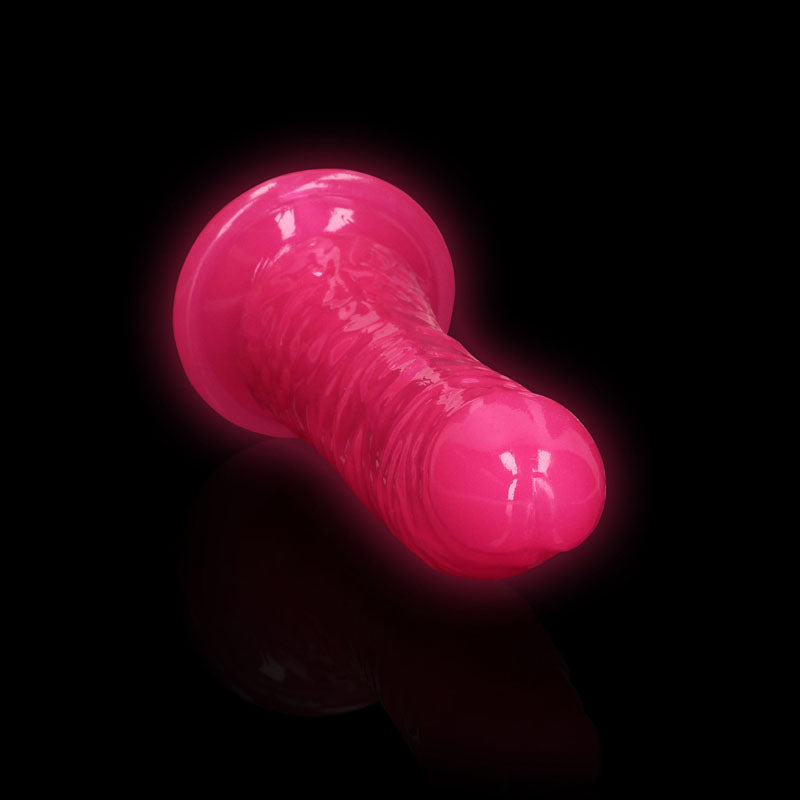 REALROCK 18 cm Slim Glow in the Dark Neon - Pink - Glow in Dark Pink 18 cm (7) Dong-REA142GLOPNK