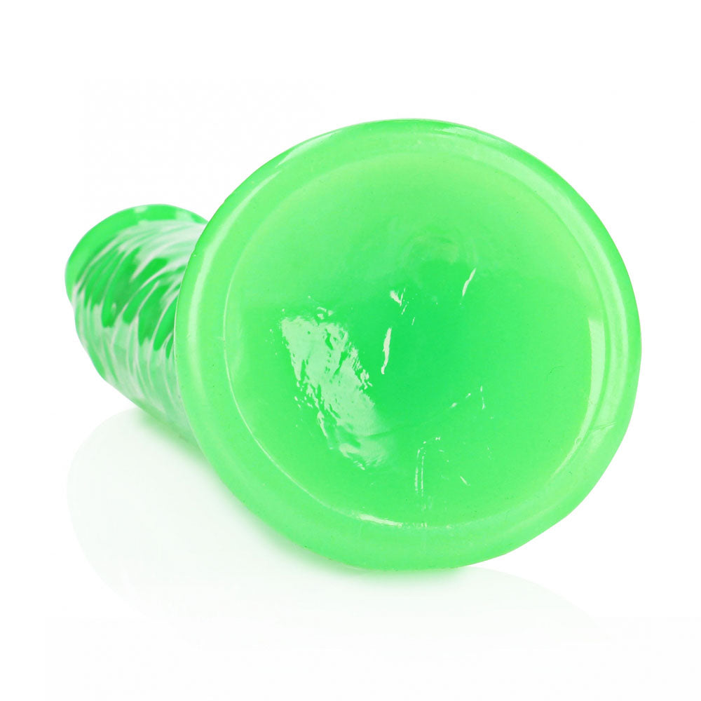 REALROCK 29 cm Slim Glow in the Dark Neon - Green - Glow in Dark Green 29 cm (11) Dong - REA146GLOGRN