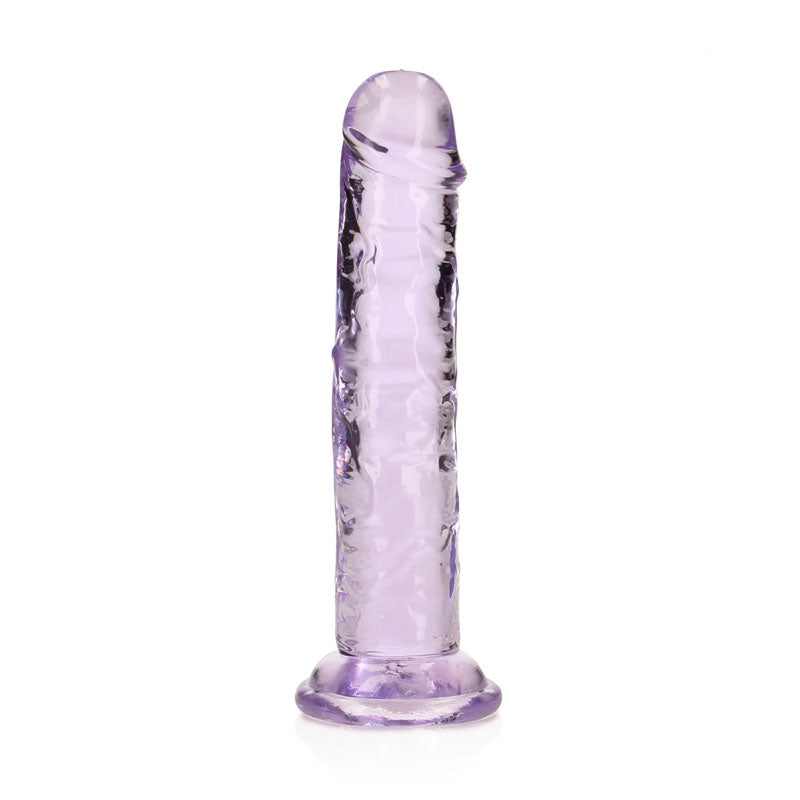 REALROCK 15.5 cm Straight Dildo - Purple - Purple 15.5 cm (6) Dong-REA150PUR