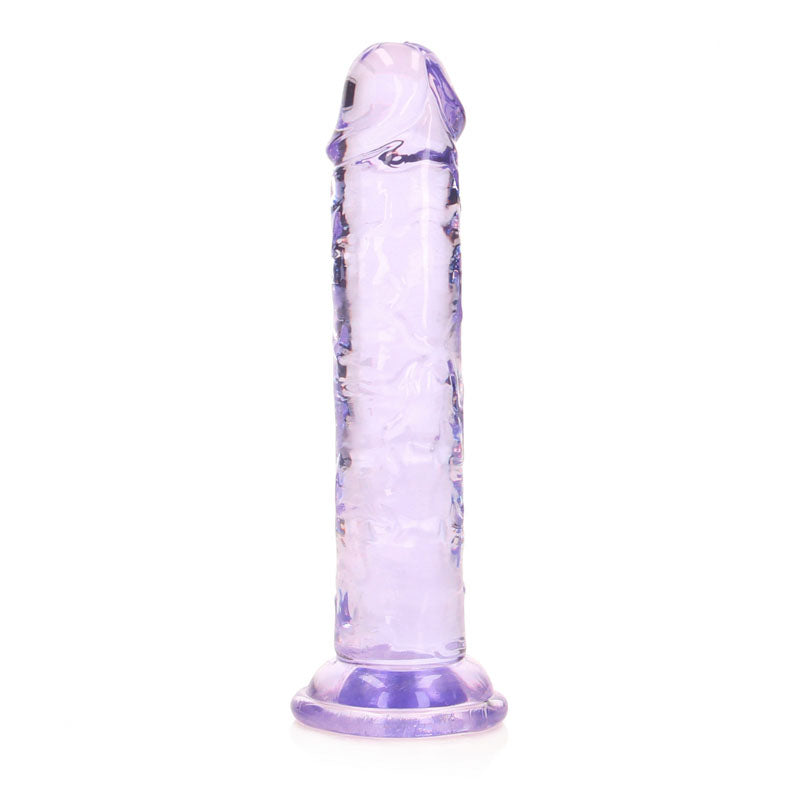 REALROCK 15.5 cm Straight Dildo - Purple - Purple 15.5 cm (6) Dong-REA150PUR