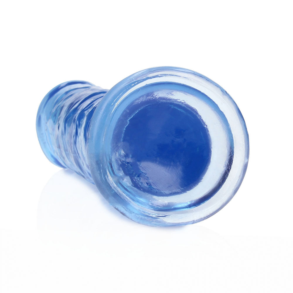 REALROCK 18 cm Straight Dildo - Blue - Blue 18 cm (7) Dong - REA152BLU