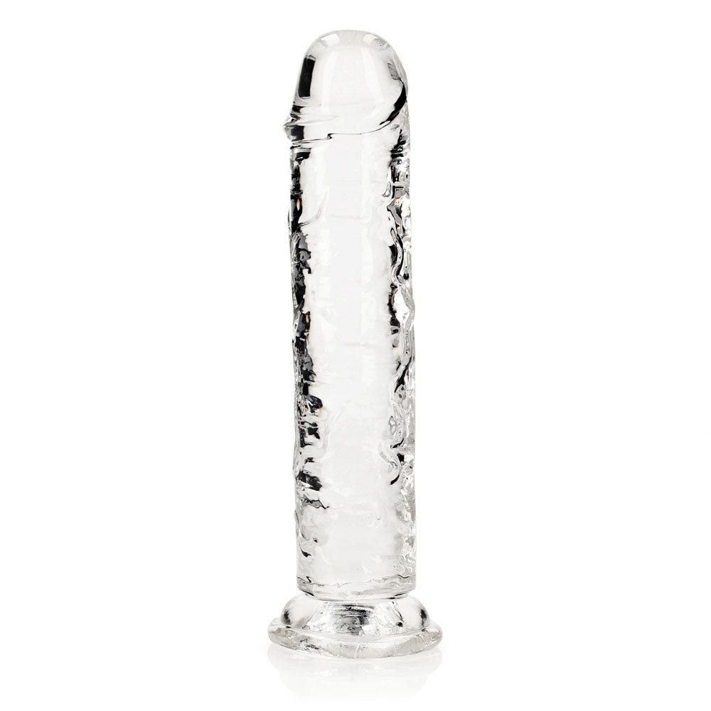REALROCK 20 cm Straight Dildo - Transparent - Clear 20 cm (8) Dong - REA153TRA