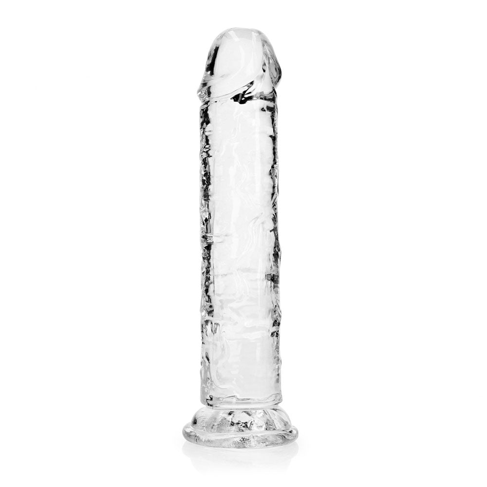 REALROCK 20 cm Straight Dildo - Transparent - Clear 20 cm (8) Dong - REA153TRA