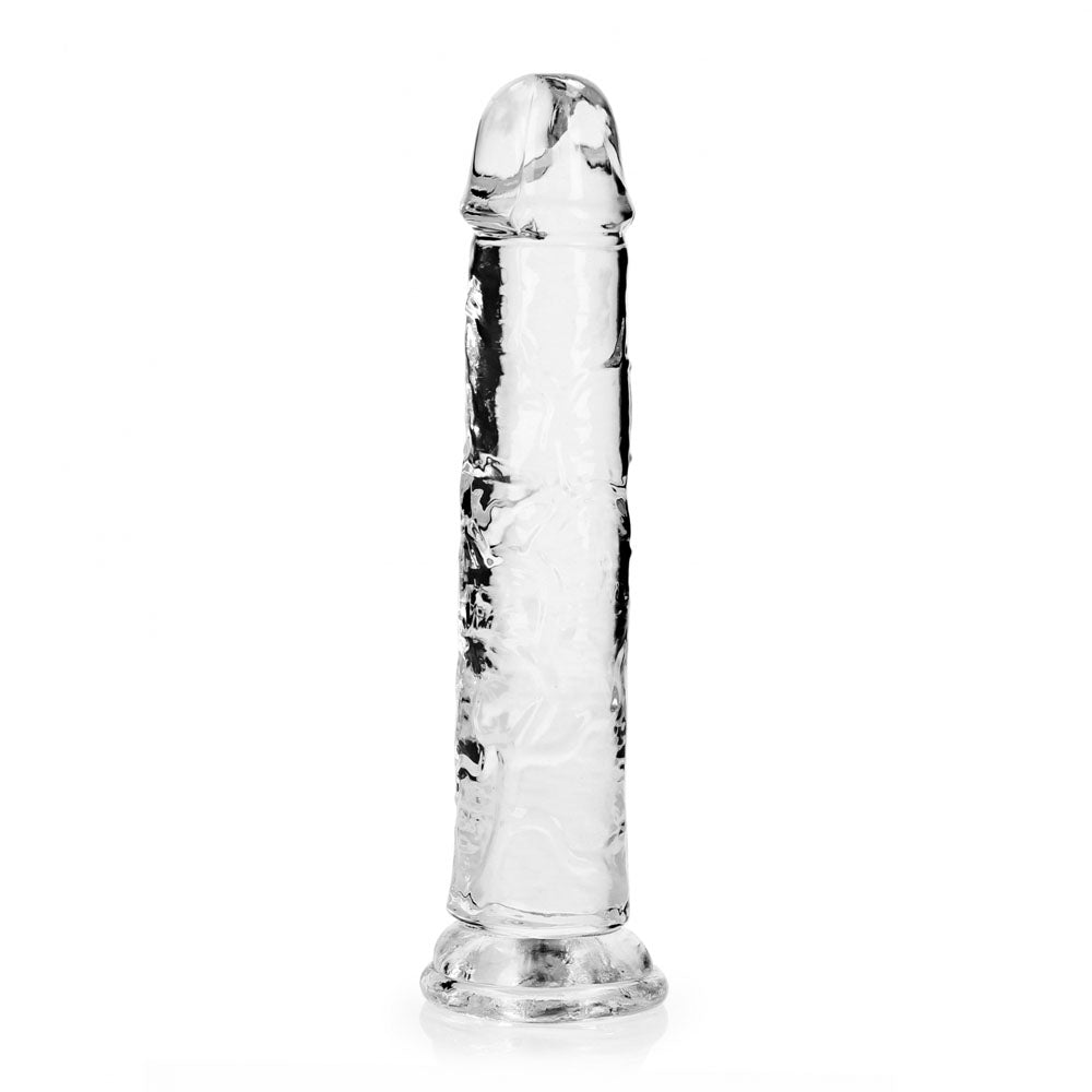 REALROCK 20 cm Straight Dildo - Transparent - Clear 20 cm (8) Dong - REA153TRA