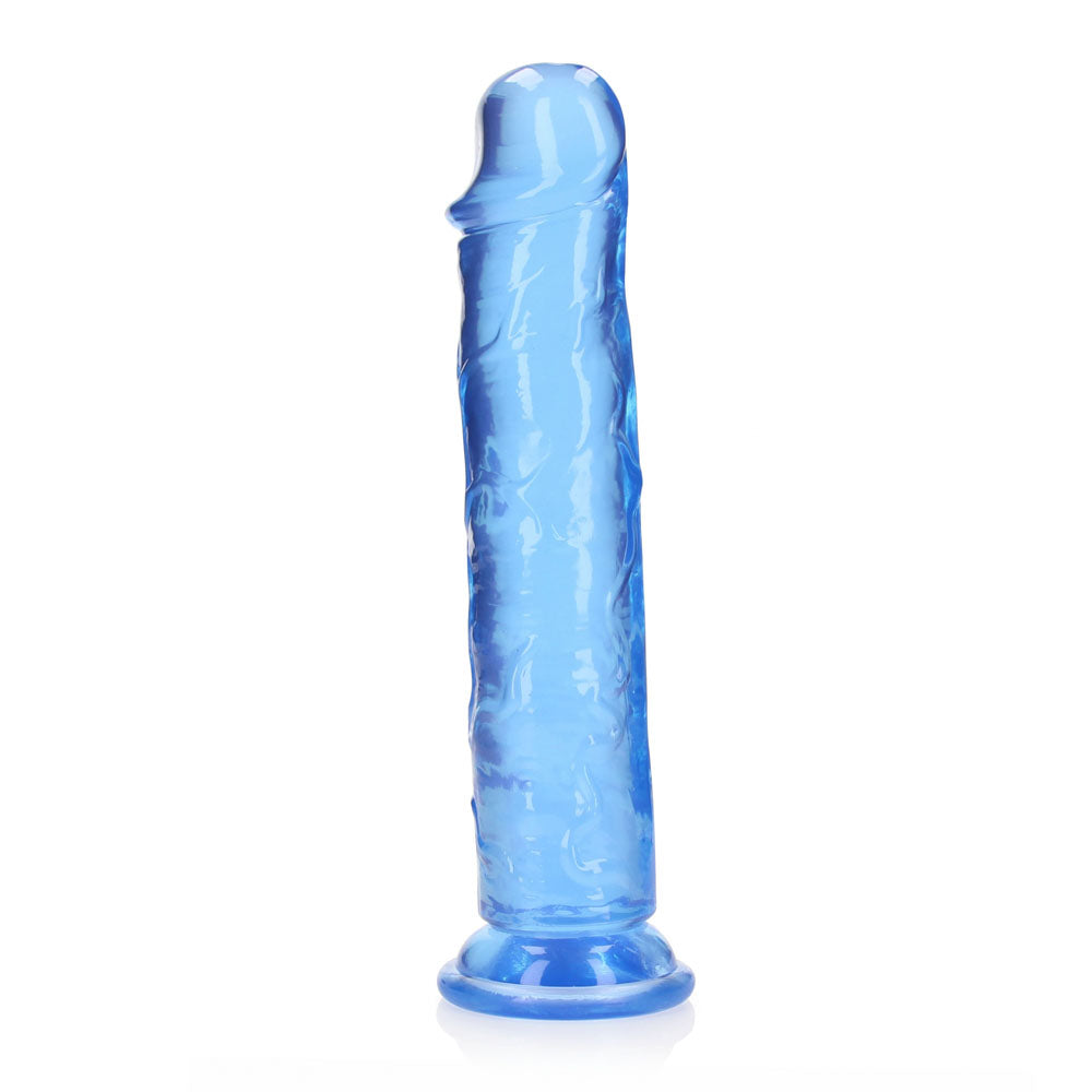 REALROCK 28 cm Straight Dildo - Blue - Blue 28 cm (10) Dong - REA155BLU