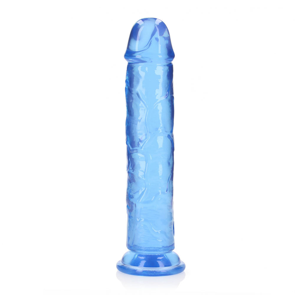 REALROCK 28 cm Straight Dildo - Blue - Blue 28 cm (10) Dong - REA155BLU
