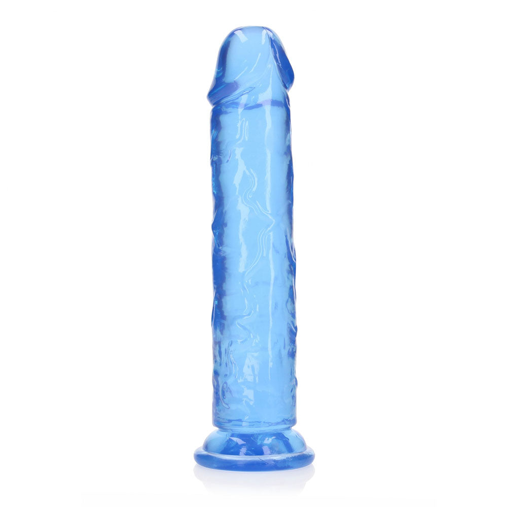REALROCK 28 cm Straight Dildo - Blue - Blue 28 cm (10) Dong - REA155BLU