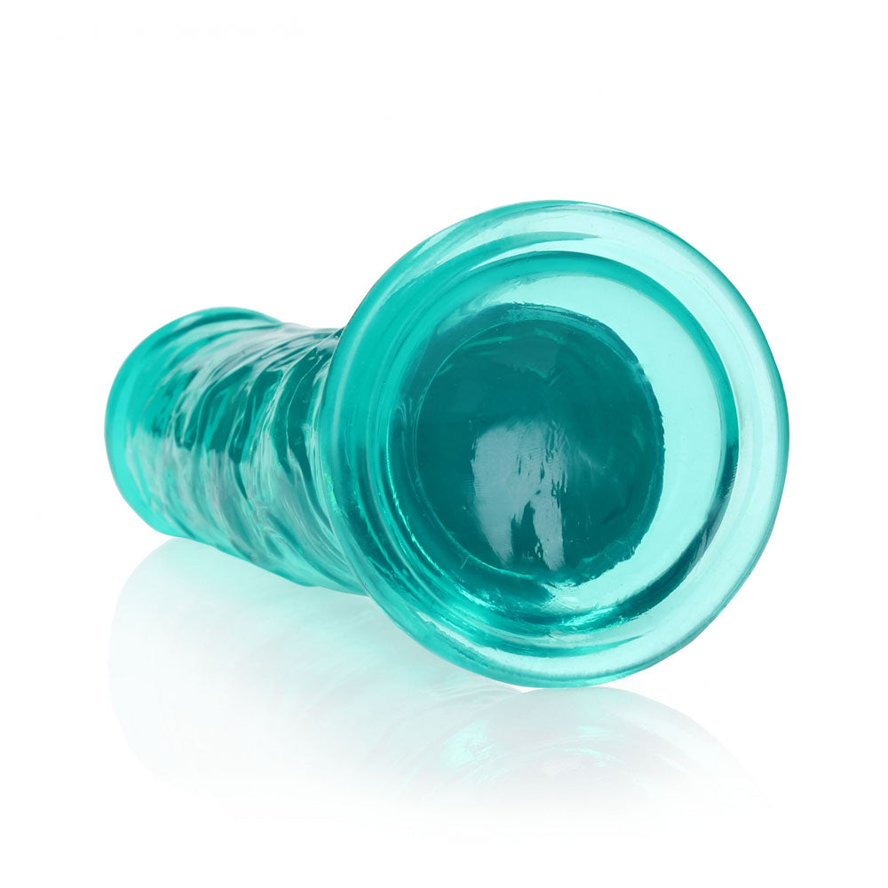REALROCK 28 cm Straight Dildo - Turquoise - Turquoise 28 cm (10) Dong - REA155TUR
