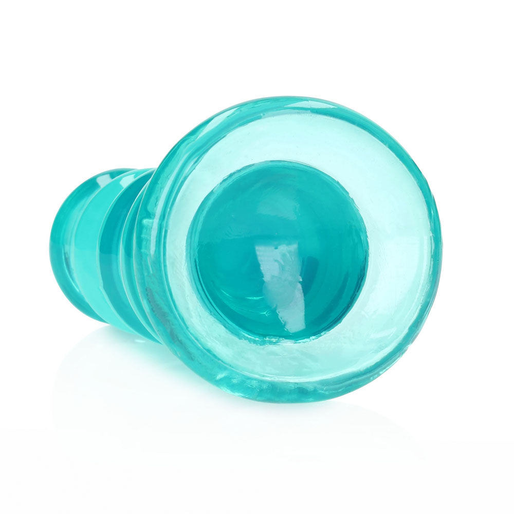 REALROCK 14 cm Curvy Anal Plug - Turquoise - Turquoise 14 cm (4.5) Butt Plug - REA158TUR
