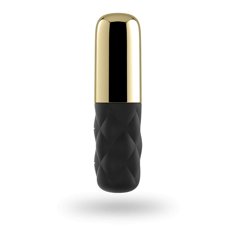 Satisfyer Mini Sparking Darling - Gold/Black USB Rechargeable Mini Vibrator-SATMINI-LH