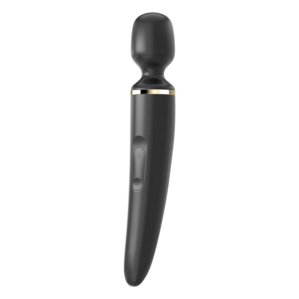Satisfyer Wand-er Woman - Black USB Rechargeable Massager Wand-SATWAND-BLK