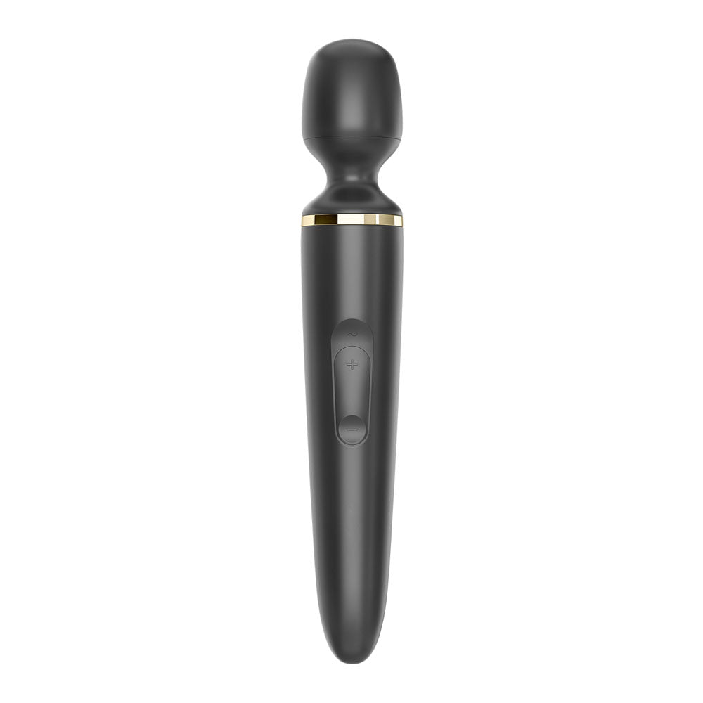 Satisfyer Wand-er Woman - Black USB Rechargeable Massager Wand-SATWAND-BLK