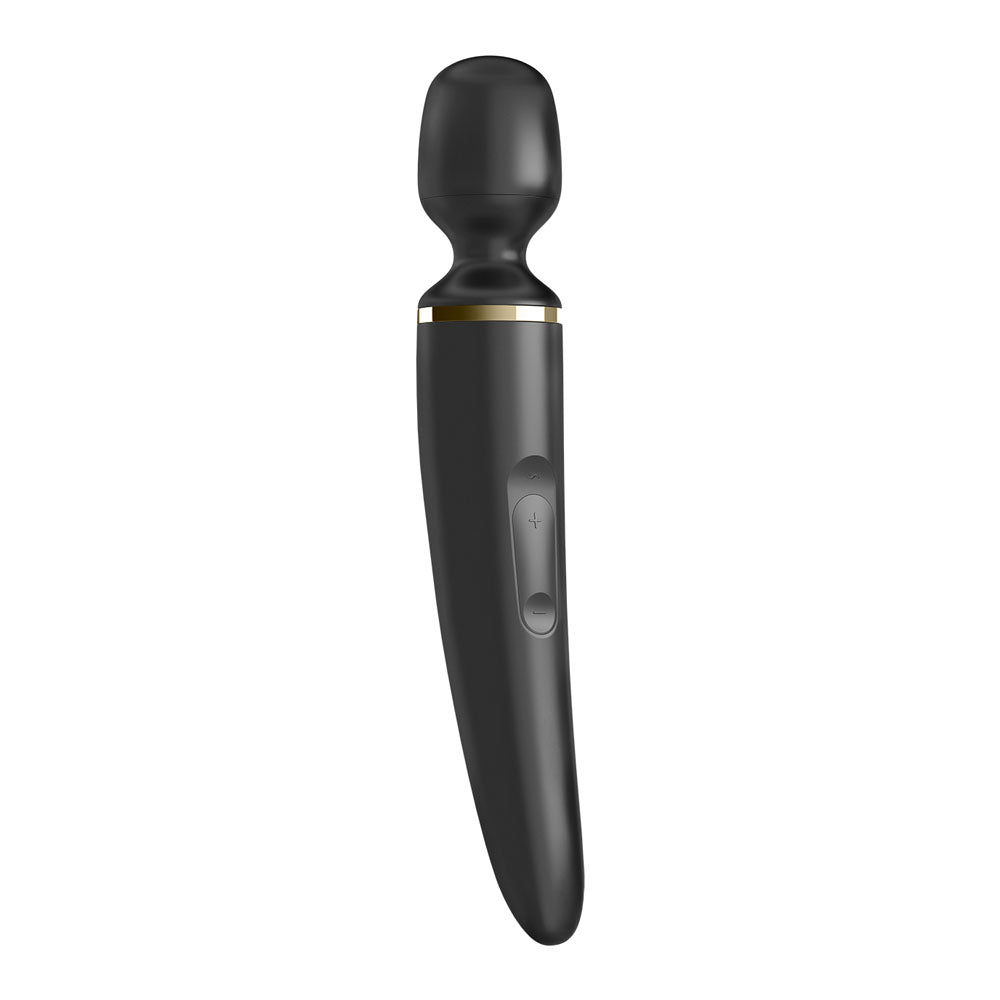Satisfyer Wand-er Woman - Black USB Rechargeable Massager Wand-SATWAND-BLK