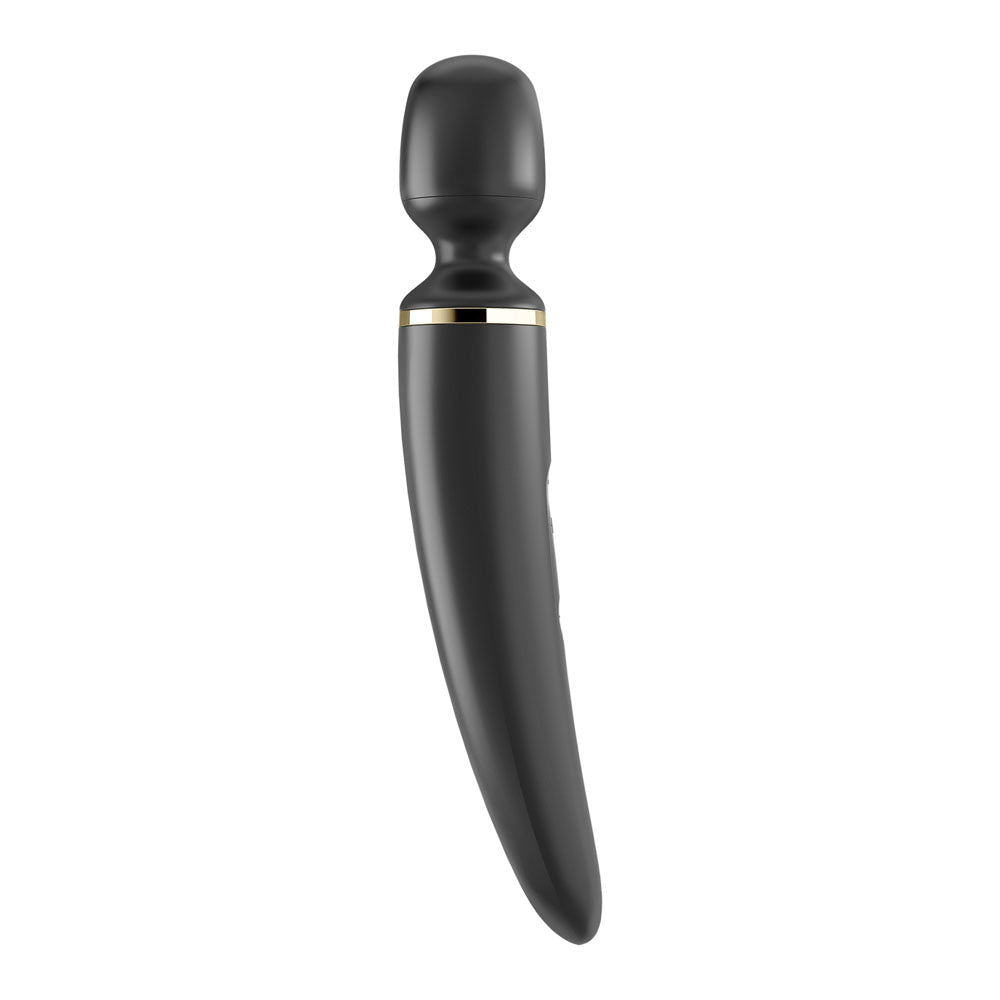 Satisfyer Wand-er Woman - Black USB Rechargeable Massager Wand-SATWAND-BLK