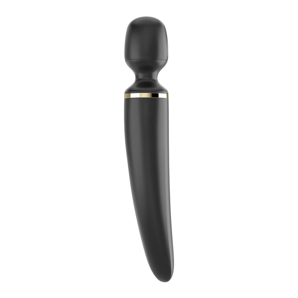 Satisfyer Wand-er Woman - Black USB Rechargeable Massager Wand-SATWAND-BLK