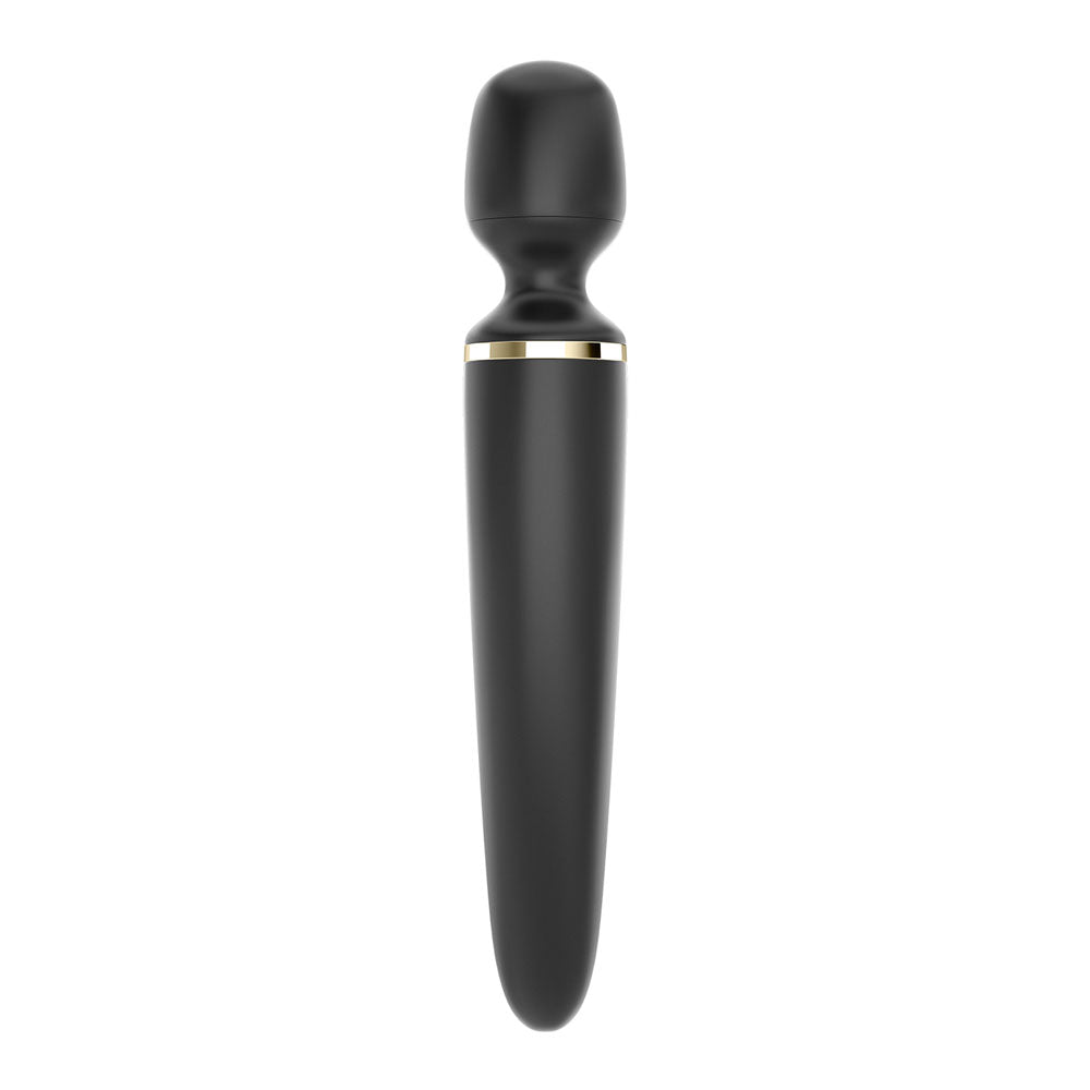 Satisfyer Wand-er Woman - Black USB Rechargeable Massager Wand-SATWAND-BLK
