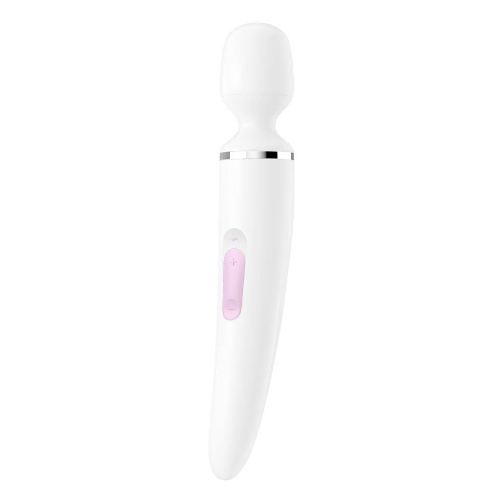 Satisfyer Wand-er Woman - White USB Rechargeable Massager Wand-SATWAND-WHT