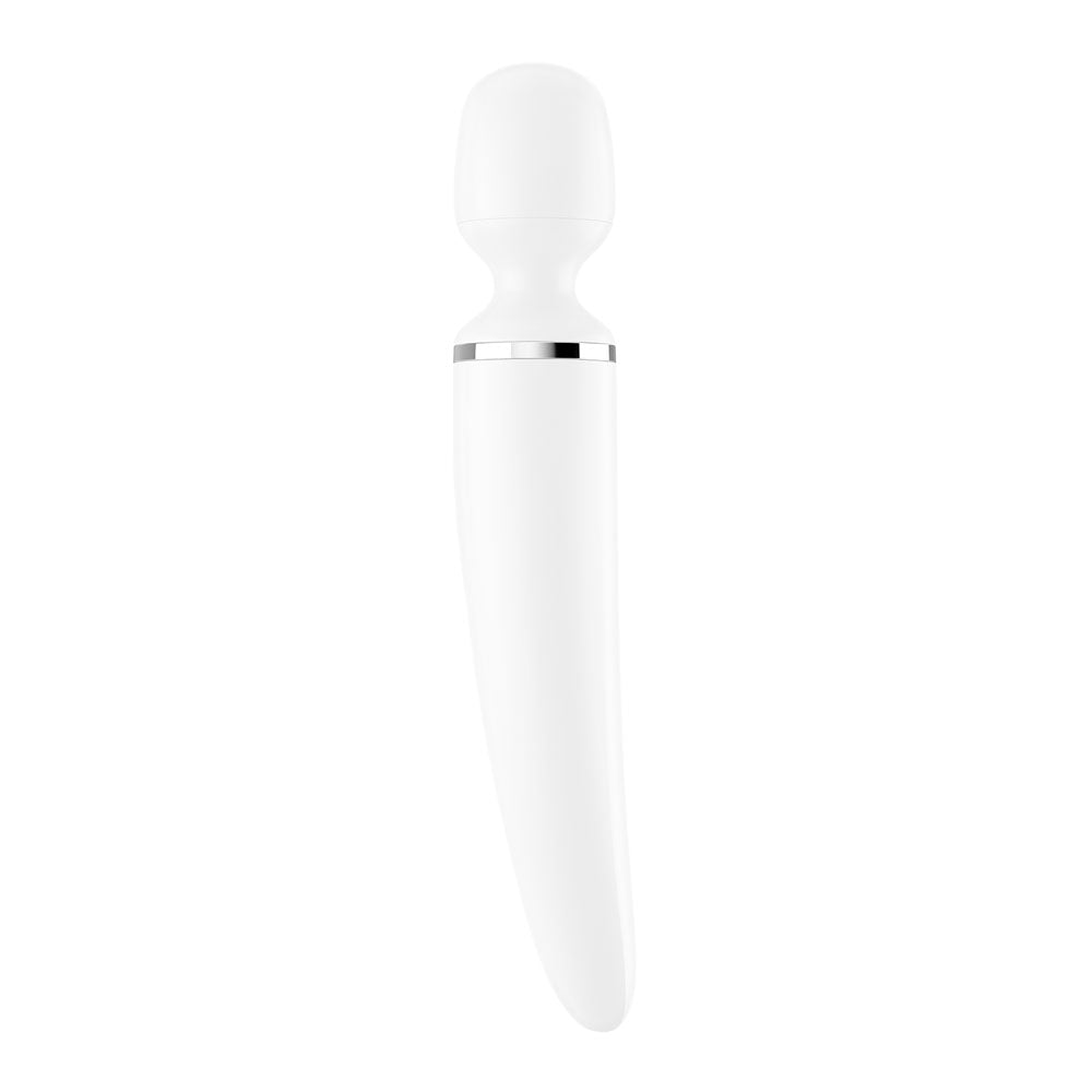 Satisfyer Wand-er Woman - White USB Rechargeable Massager Wand-SATWAND-WHT