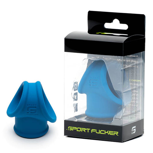 Sport Fucker Cock Tube - Blue Cock & Ball Harness Ring-SF18986