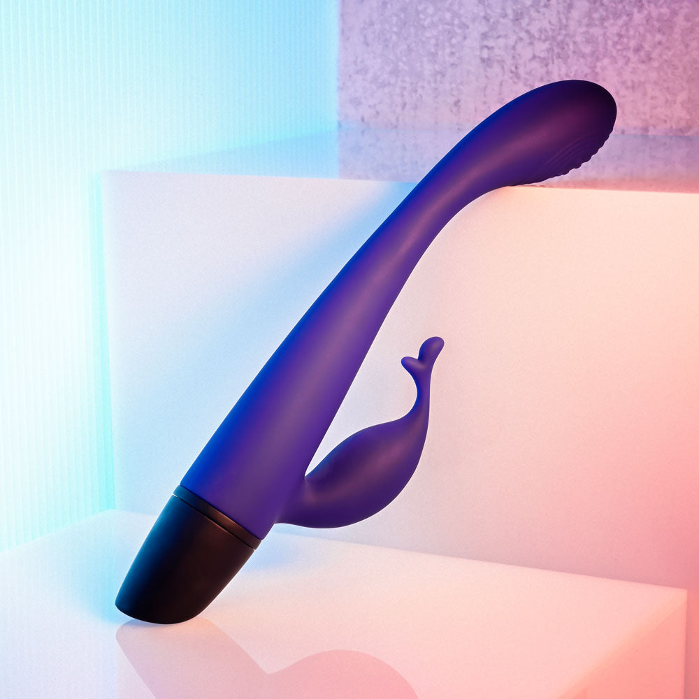 Selopa PLUM PASSION - Purple 18.3 cm USB Rechargeable Rabbit Vibrator-SL-RS-3328-2