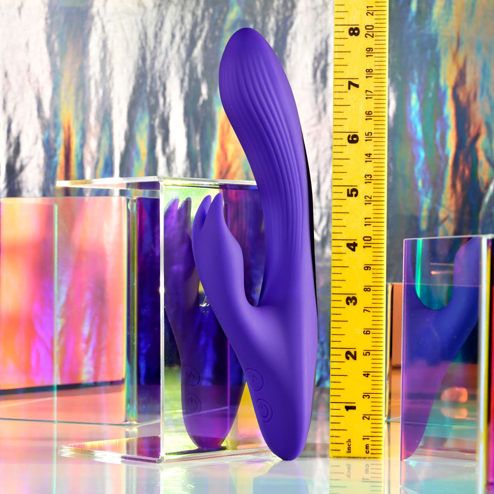 Selopa POSEABLE BUNNY - Purple 21 cm USB Rechargeable Poseable Rabbit Vibrator-SL-RS-4783-2