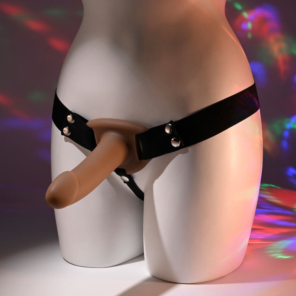 Selopa OUR FIRST HOLLOW STRAP ON DARK - Brown 16.3 cm Hollow Strap-On-SL-SO-6329-2