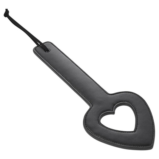 Sex & Mischief Shadow Heart Paddle - Black Paddle-SS09929