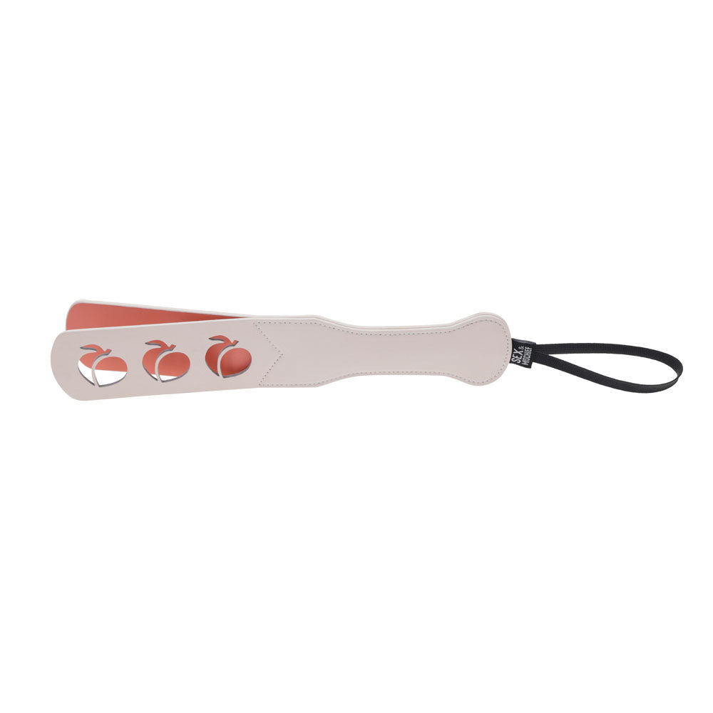 Sex & Mischief Peaches n CreaMe Impression Paddle - Peach Spanking Paddle-SS09966