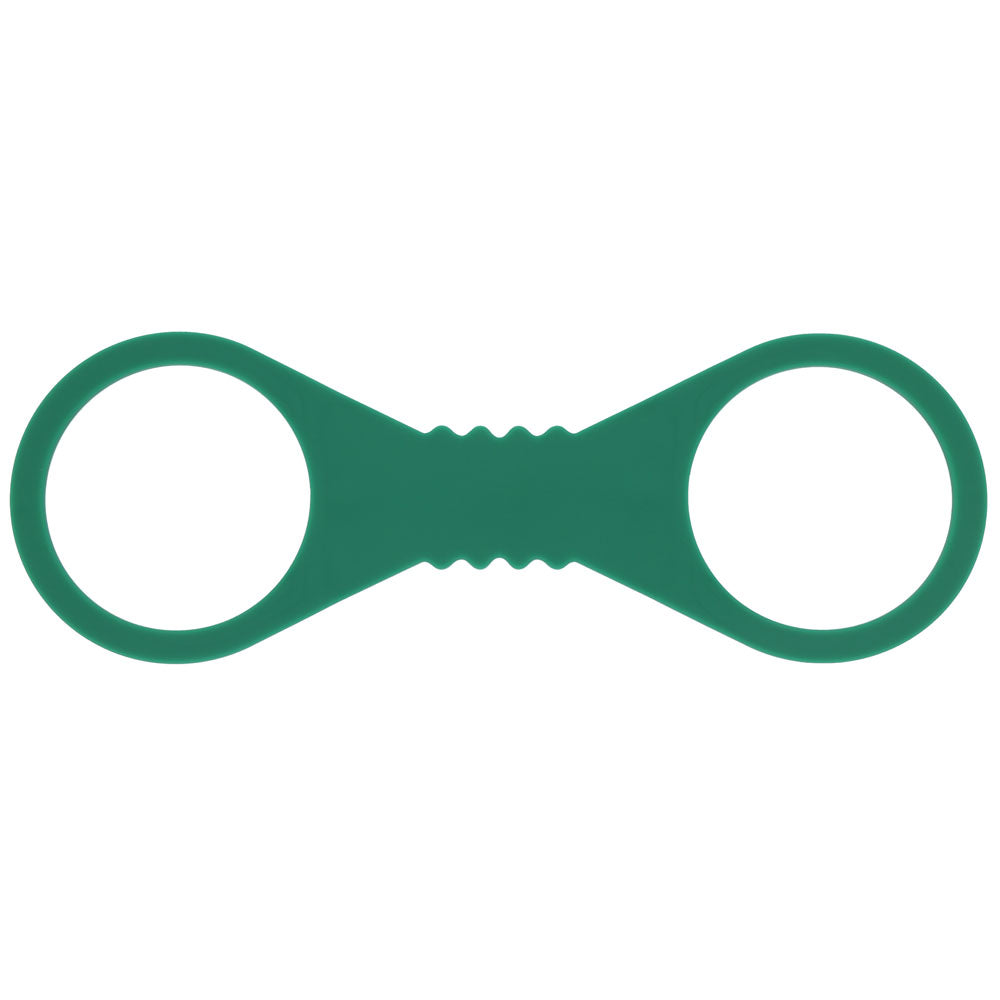 Sex & Mischief Indica Large Silicone Cuffs - Green Large Restraints-SS10220