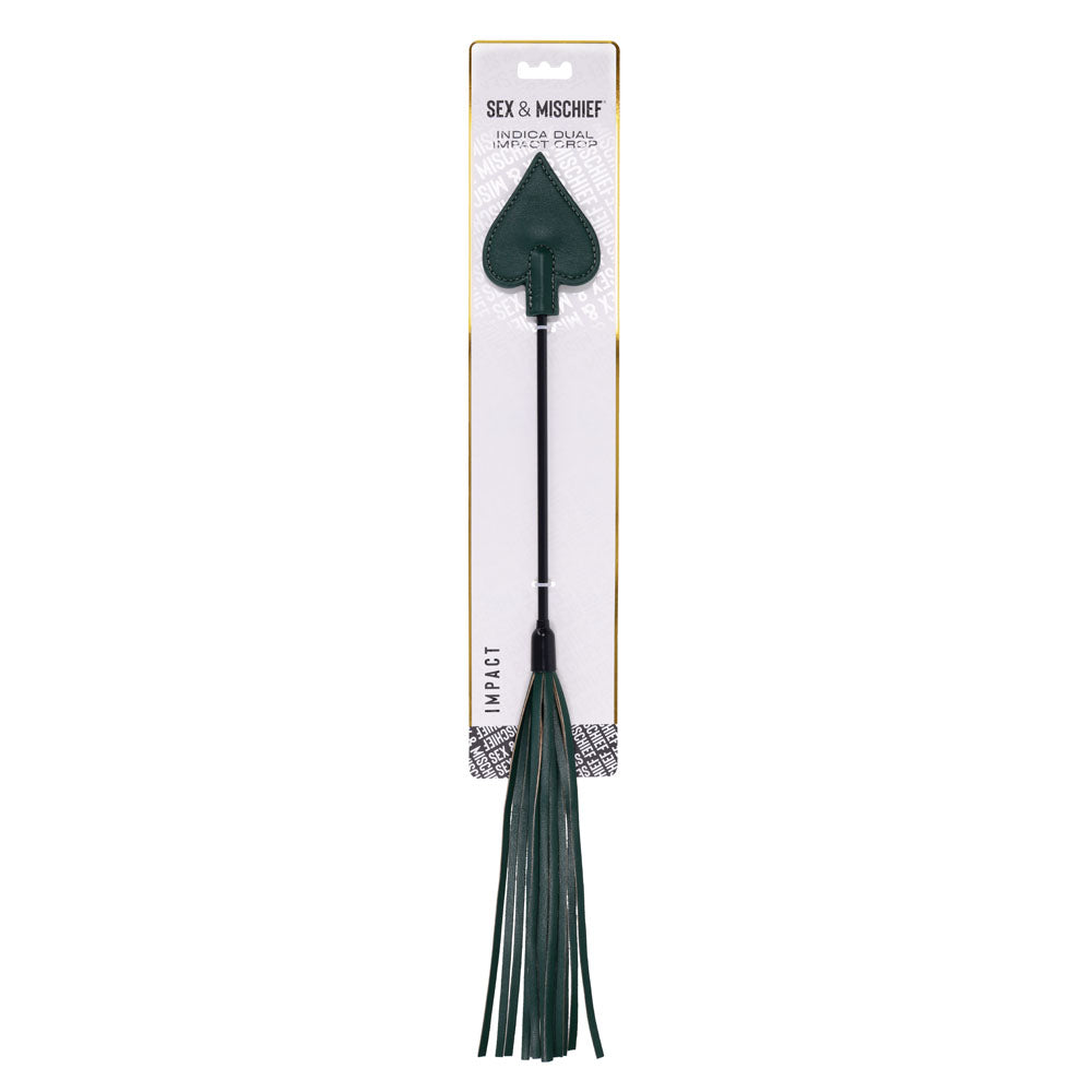 Sex & Mischief Indica Dual Impact Crop - Green Crop Whip-SS10223