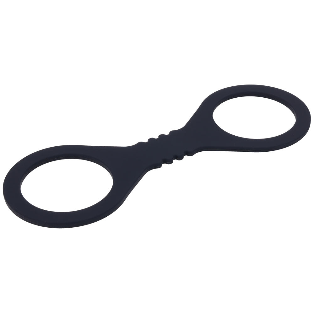 Sex & Mischief Shadow Small Silicone Cuffs - Black Small Restraints-SS10227