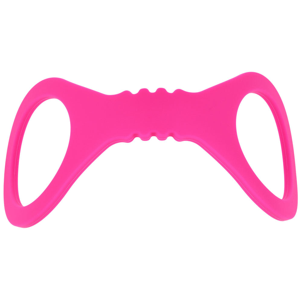 Sex & Mischief Small Hot Pink Silicone Cuffs - Hot Pink Small Restraints-SS10233