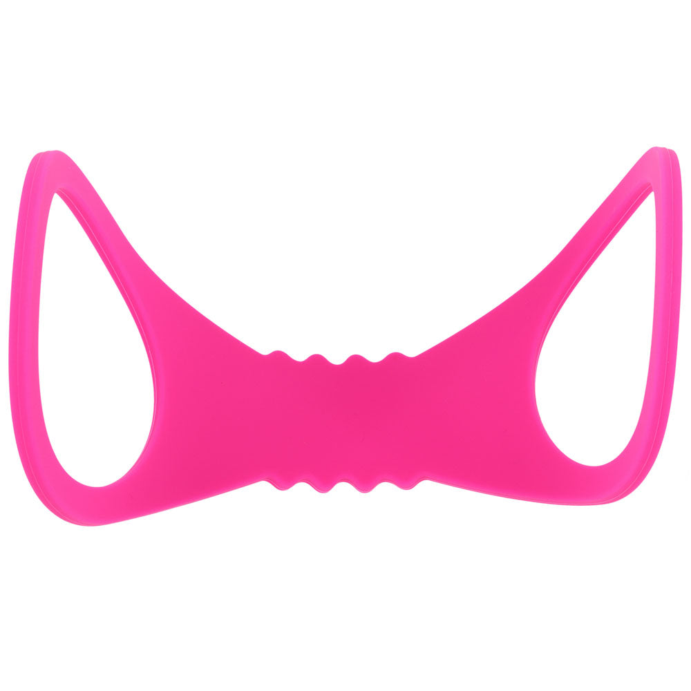 Sex & Mischief Large Hot Pink Silicone Cuffs - Hot Pink Large Restraints-SS10234