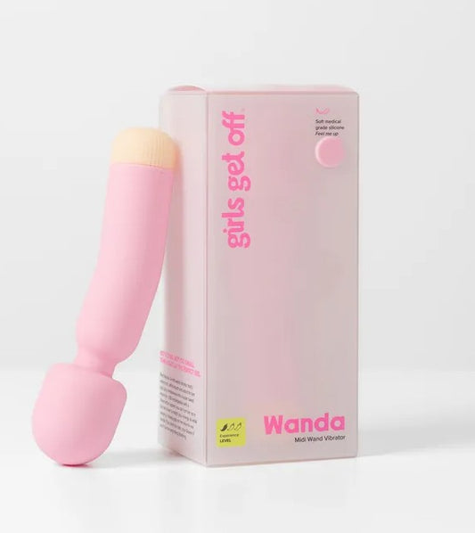 Girls Get Off - Wanda - Pink 16.8 cm USB Rechargeable Massage Wand