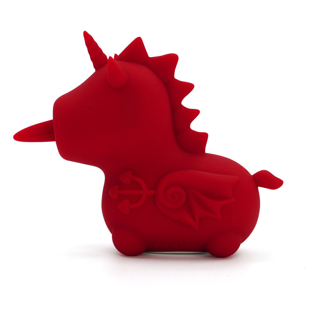 Unihorn - Blaze Diablo - Red USB Rechargeable Forked Tongue Flicking Stimulator-UNIBD