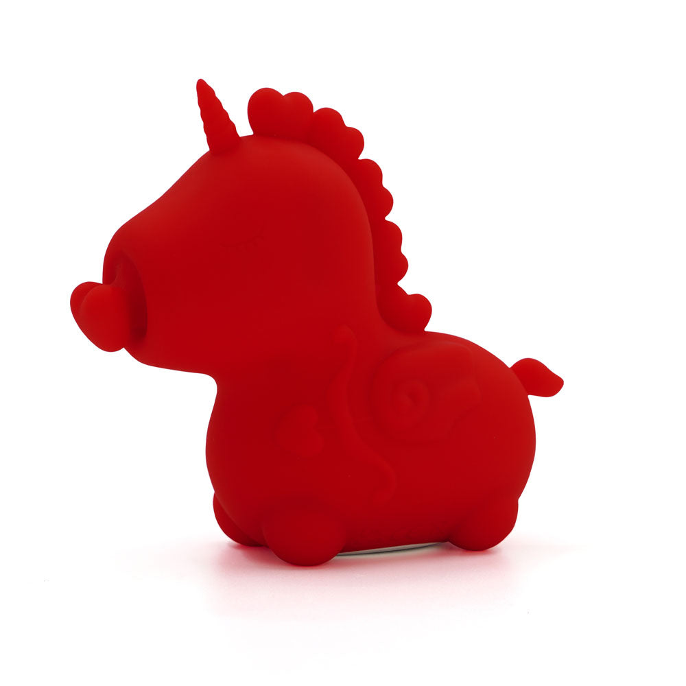 Unihorn - Cupids Beau - Red USB Rechargeable Heart Nosed Stimulator-UNICB