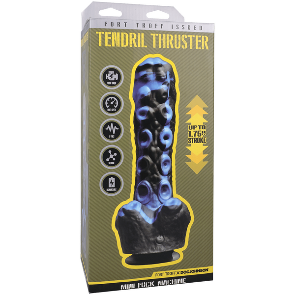 Tendril Thruster - Mini Fuck Machine - Rechargeable Silicone with Remote-1100-26-BX