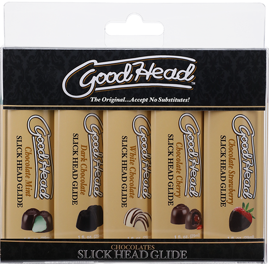 Slick Head Glide Chocolates - 5 Pack-1361-46-BX