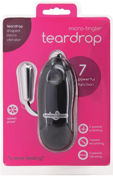 Micro Tingler - Teardrop (Silver)-15-109S/ABLK-BCD