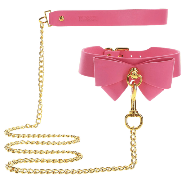 Collar and Leash (Pink)-17403-PINK