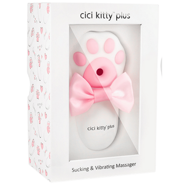CICI KITTY PLUS - Suction & Vibration Massager (Pink)-4897127060019