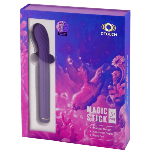 THE MAGIC STICK S1 Plus - Rechargeable Vibrator (Purple)-4897127060316