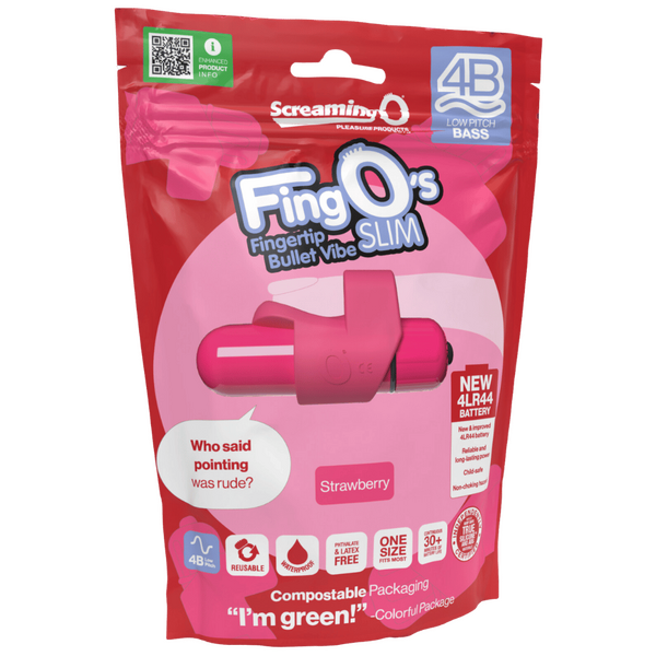 FingOs Slim 4B Low Pitch Bass (Strawberry)-4BFS-ST