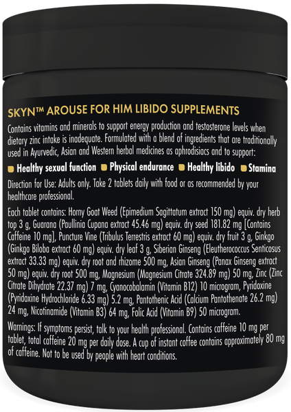Arouse For Him - Libido Supplements (60 Tablets)-960559