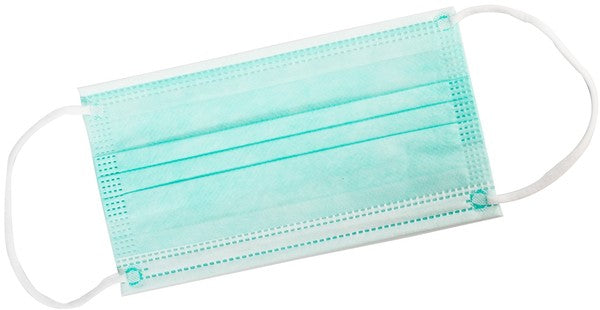Disposable Face Mask (Green) (50 X Pack)-970G