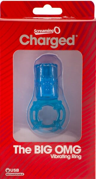 The Big Omg Vibrating Ring (Blue)-ABG-BU
