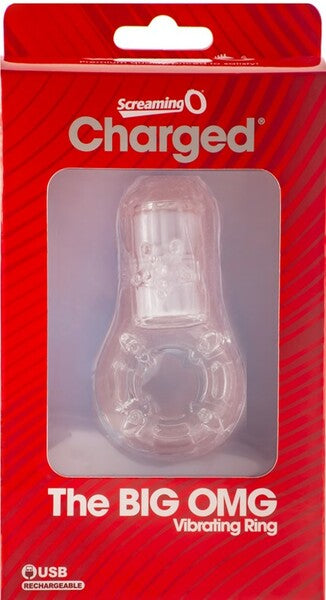 The Big Omg Vibrating Ring (Clear)-ABG-C