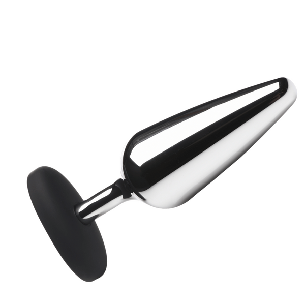 Butt Slut Metal & Silicone Butt Plug-AH445