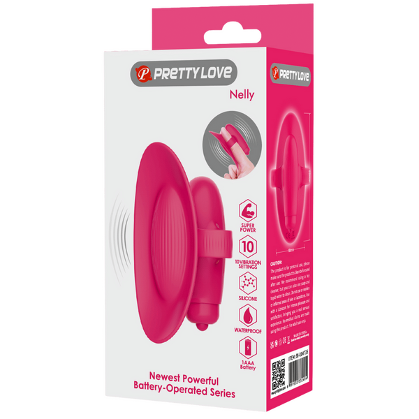 Silicone Finger Vibe - Nelly (Pink)-BI-014735